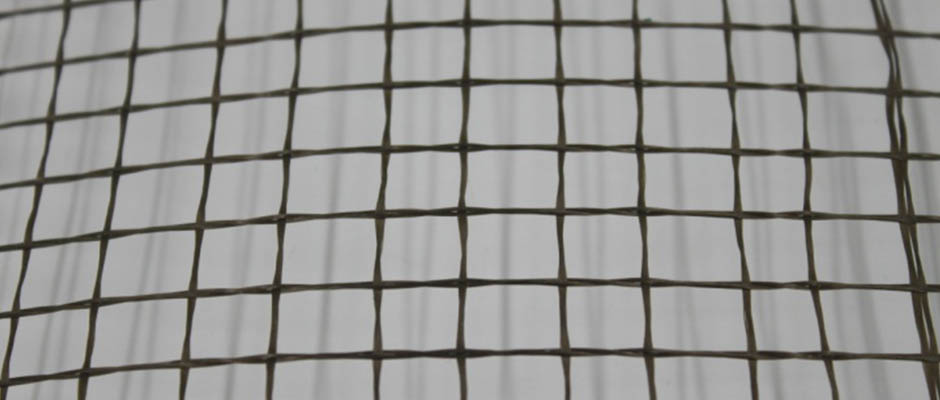 Basalt fiber geogrid mesh