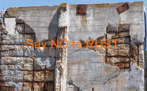 How to solve the rust problem of construction?