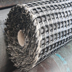 Basalt fiber geogrid mesh