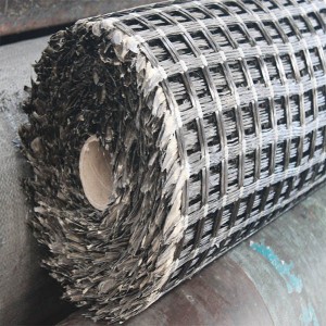 Factory Free sample Basalt Fiber Reinforced Rebar - Basalt fiber geogrid mesh – Huabin